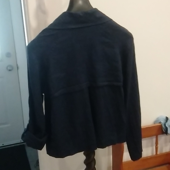 Navy blue light spring jacket - Picture 2 of 4